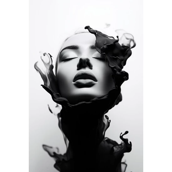 Smoke face - Πίνακας σε καμβά