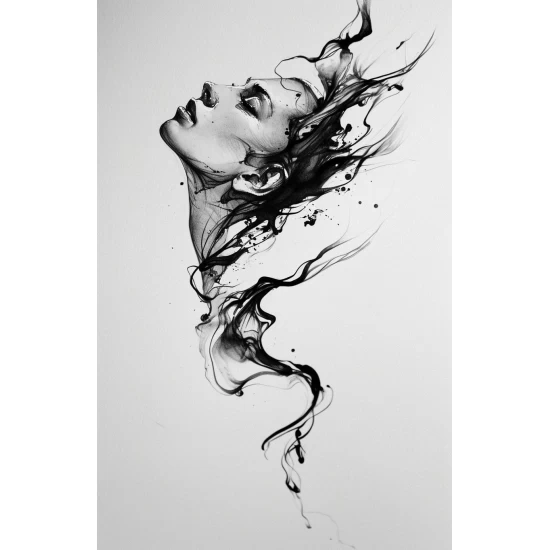 Surrealistic tattoo - Πίνακας σε καμβά