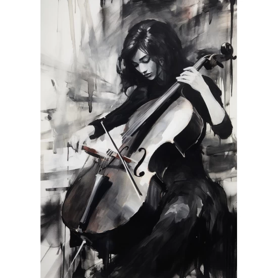 Woman's devotion - Πίνακας σε καμβά