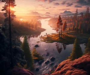 Τοπία – Πίνακες σε Καμβά