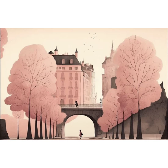 Dusty Paris 2 - Πίνακας σε καμβά