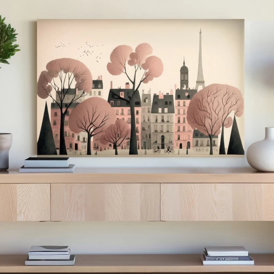 Dusty Paris 3 - Πίνακας σε καμβά