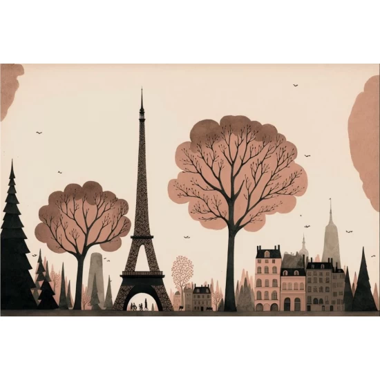Dusty Paris - Πίνακας σε καμβά