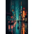 Hong Kong  at dusk - Πίνακας σε καμβά