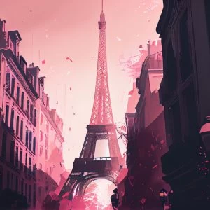 Paris eiffel tower 4 - Πίνακας σε καμβά