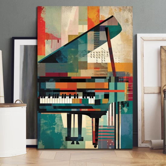 Fine art print of a piano - Πίνακας σε καμβά