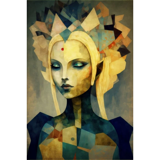 Girl portrait - Πίνακας σε καμβά