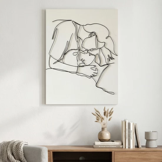 Minimal lines Portrait - Το Απόλυτο Modern Art Δώρο