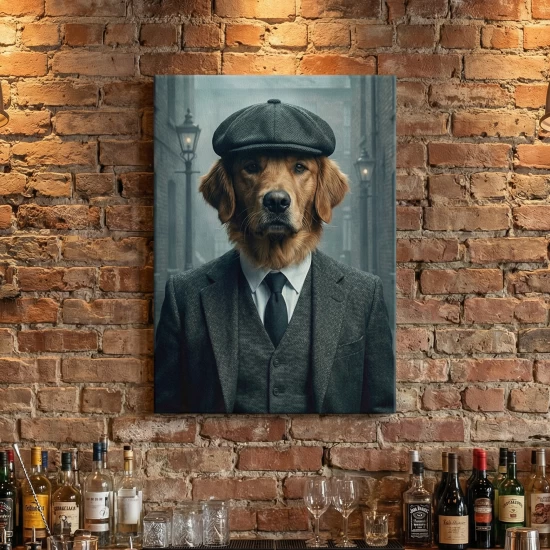 Pet Portrait - Το Κατοικίδιο σας ως Βασιλιάς ή Gangster