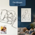 Minimal lines Portrait - Το Απόλυτο Modern Art Δώρο