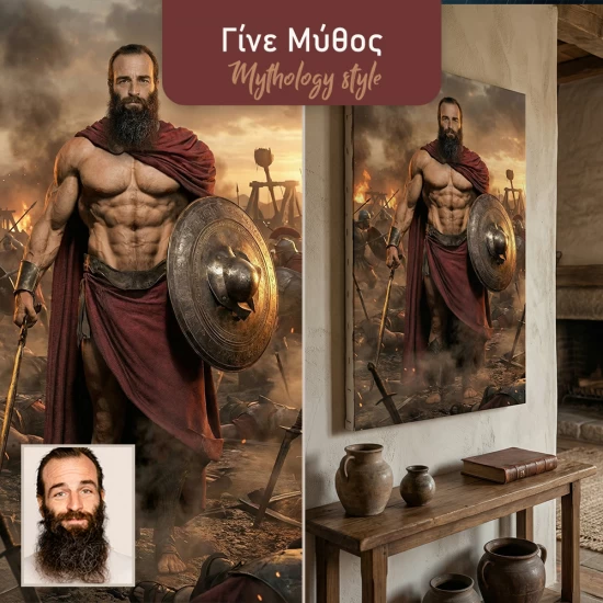Πορτρέτα Μυθολογίας (Mythology Style) - Μεταμόρφωση σε Θεούς & Ήρωες
