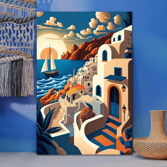 Sunset - Πίνακας σε καμβά