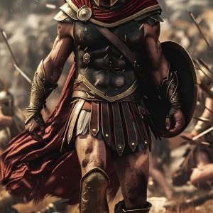 Αχιλλέας ο πολεμιστής - Πίνακας σε καμβά