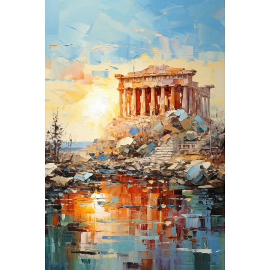 Ancient ruins 2 - Πίνακας σε καμβά