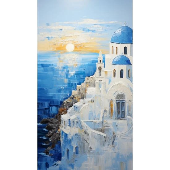 Endless blue - Πίνακας σε καμβά