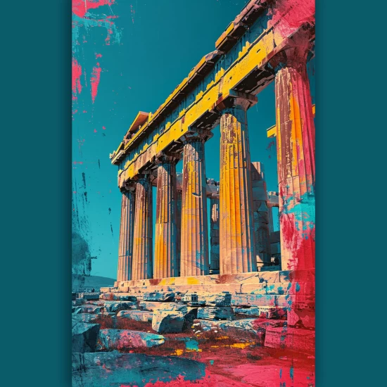 Minimalist colours 2 - Πίνακας σε καμβά
