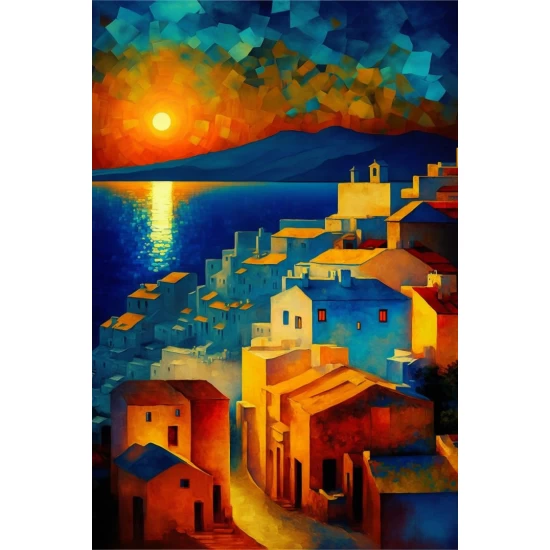 Mykonos island 2 - Πίνακας σε καμβά