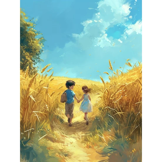 Holding hands - Πίνακας σε καμβά