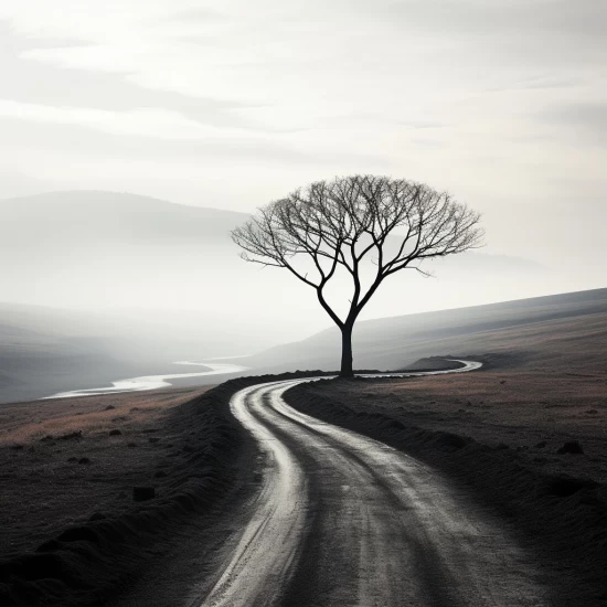 Minimalist road - Πίνακας σε καμβά