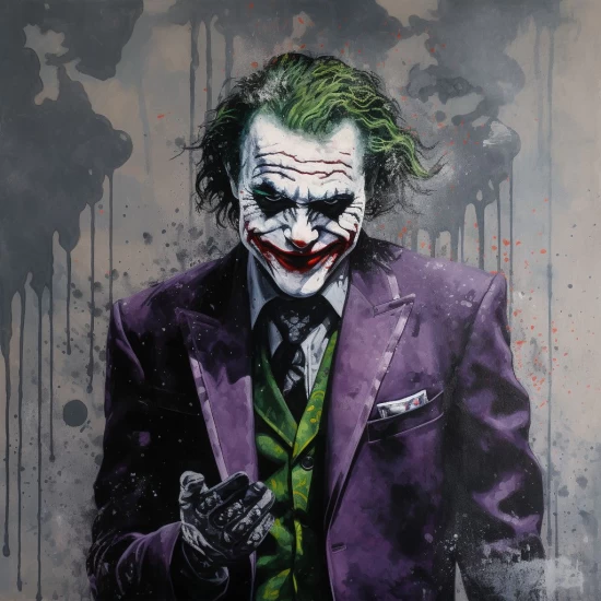 Joker face - Πίνακας σε καμβά