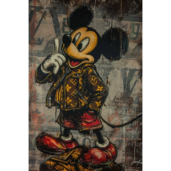 Mouse fashion - Πίνακας σε καμβά