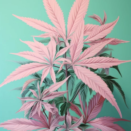 Cannabis 1 - Πίνακας σε καμβά