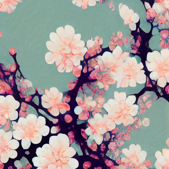 Cherry blossoms - Πίνακας σε καμβά