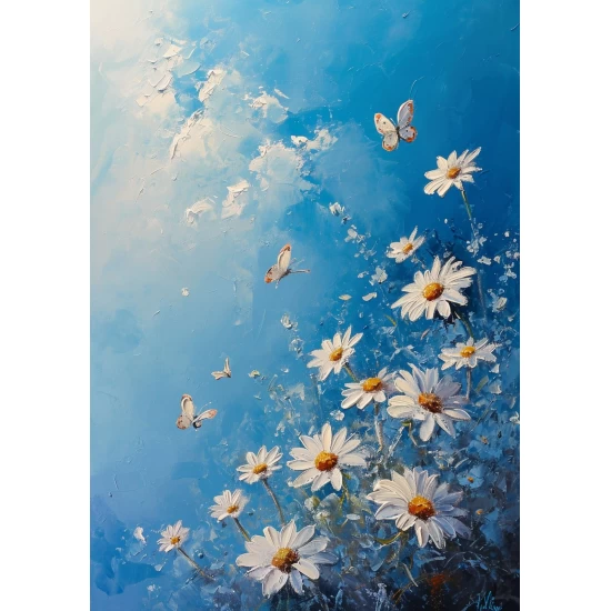 Daisies - Πίνακας σε καμβά