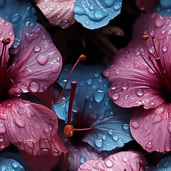 Dewdrops flower 4 - Πίνακας σε καμβά