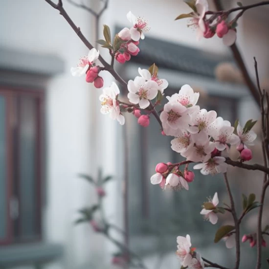 Garden in china - Πίνακας σε καμβά
