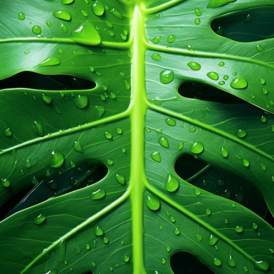 Leaf water - Πίνακας σε καμβά