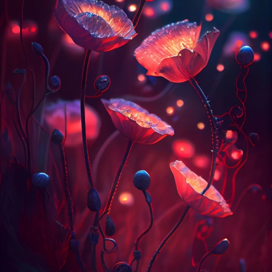 Magic nights - Πίνακας σε καμβά