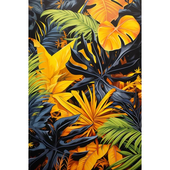 Tropical leaves - Πίνακας σε καμβά