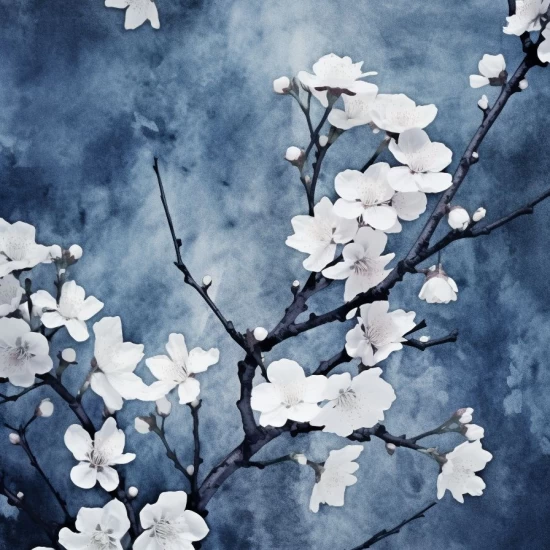 White blossom - Πίνακας σε καμβά