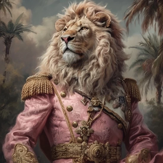 General lion -  Πίνακας σε καμβά