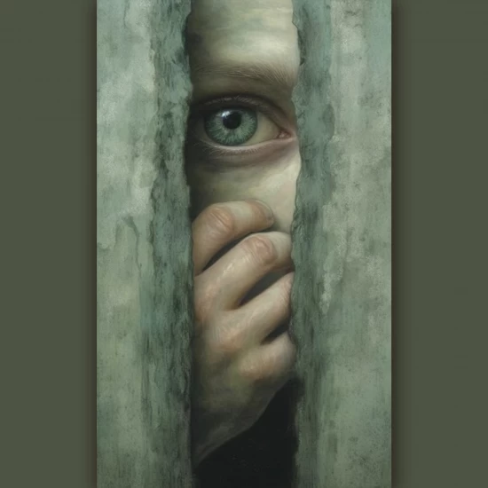 I see you and you see me - Πίνακας σε καμβά