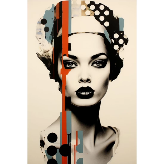 Black lips - Πίνακας σε καμβά