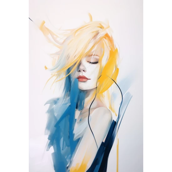 Blonde existence - Πίνακας σε καμβά