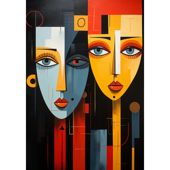 Conversation - Πίνακας σε καμβά