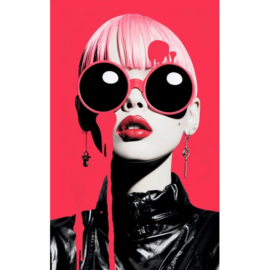 Punk minimalism - Πίνακας σε καμβά