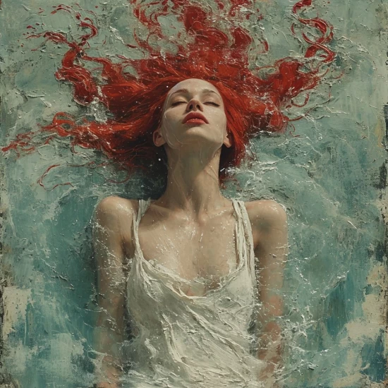 Red dream - Πίνακας σε καμβά