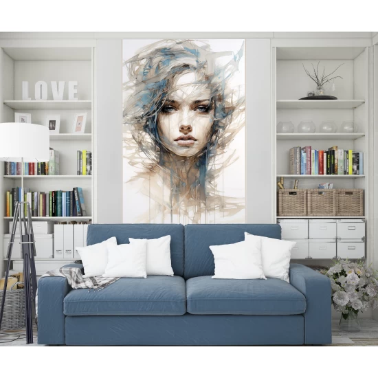 Symmetrical woman - Πίνακας σε καμβά