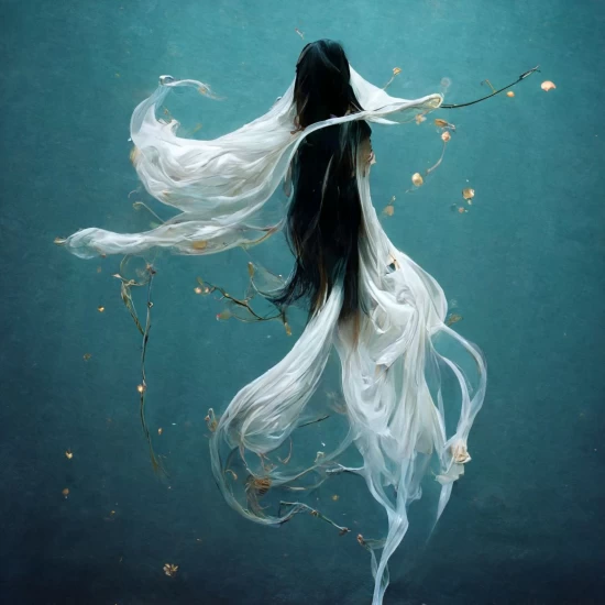 Female wizard - Πίνακας σε καμβά