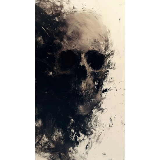 Dark skull art 3 - Πίνακας σε καμβά