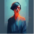 Figurative Female Character - Πίνακας σε καμβά