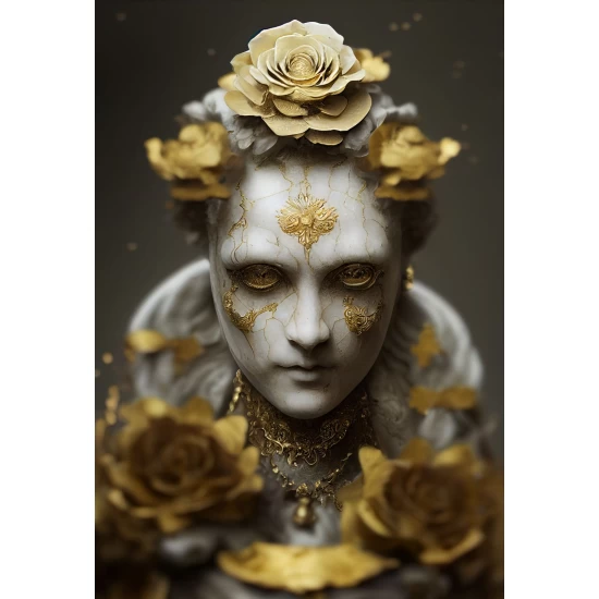 Gold queen - Πίνακας σε καμβά