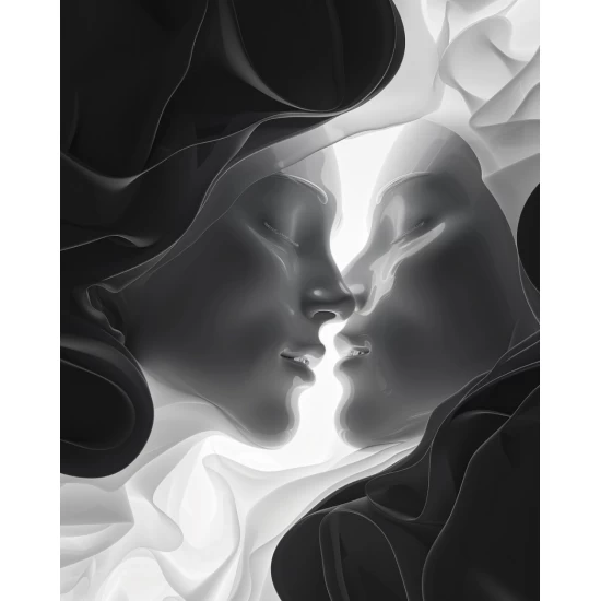 Kissing - Πίνακας σε καμβά