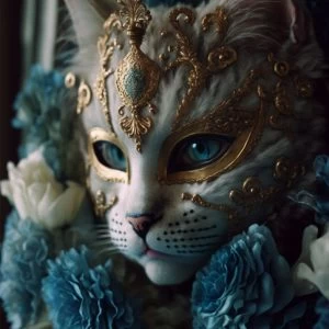 Venetian cat - Πίνακας σε καμβά Venetian cat - Πίνακας σε καμβά