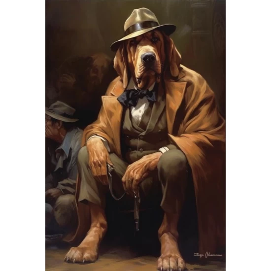 Mafia dog - Πίνακας σε καμβά