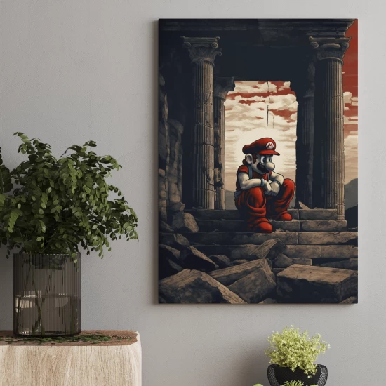 Super Mario - Πίνακας σε καμβά